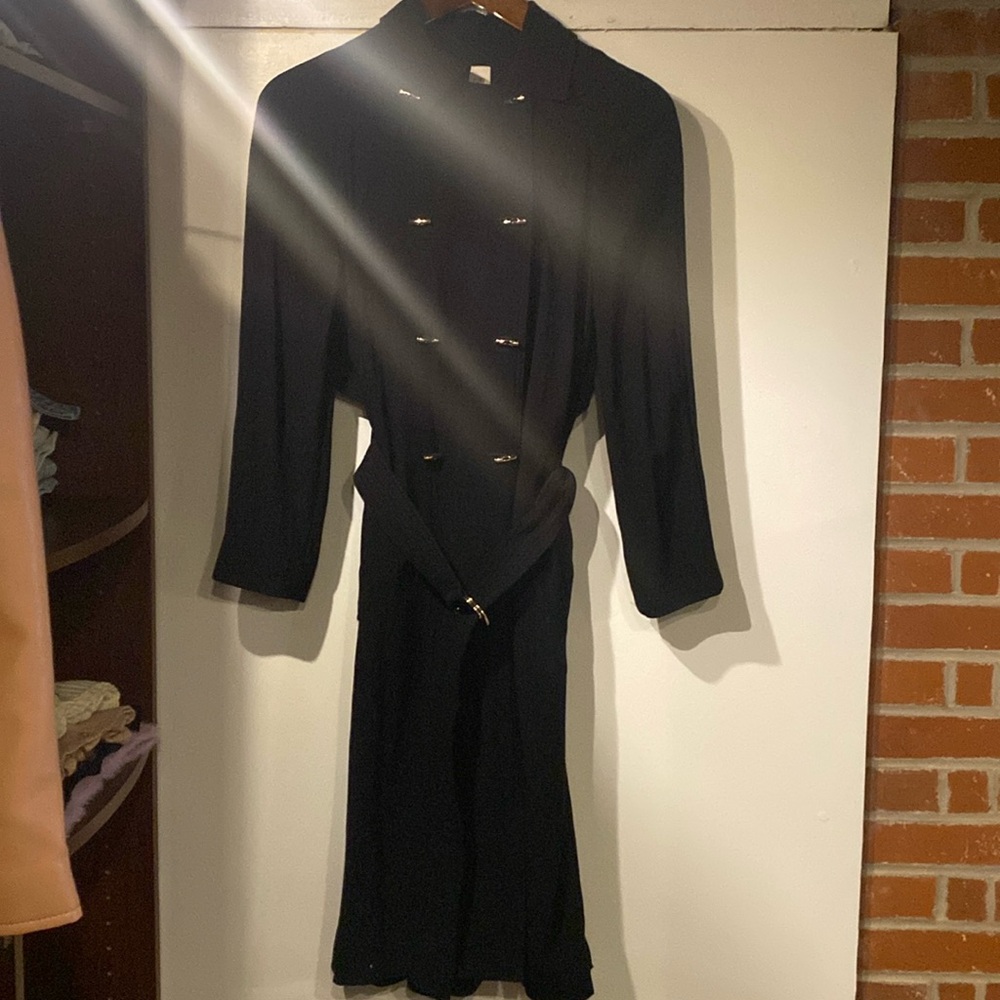 Sandro Paris black trench coat